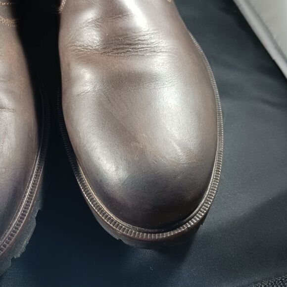 Florsheim Plain Toe Chelsea Boot Casual Dress Brown Men's Shoes size 12M - Picture 4 of 11